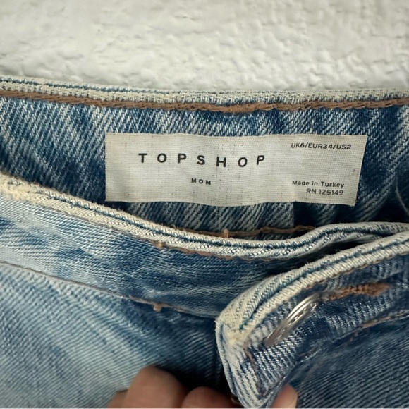 Topshop A Line Mom Shorts - Picture 2 of 3